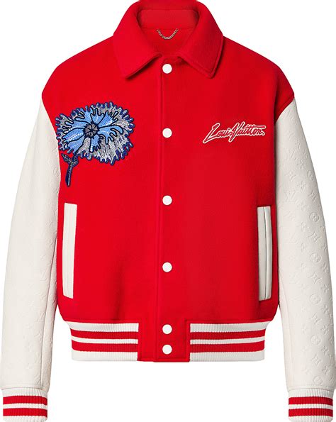 louis vuitton jacket red
